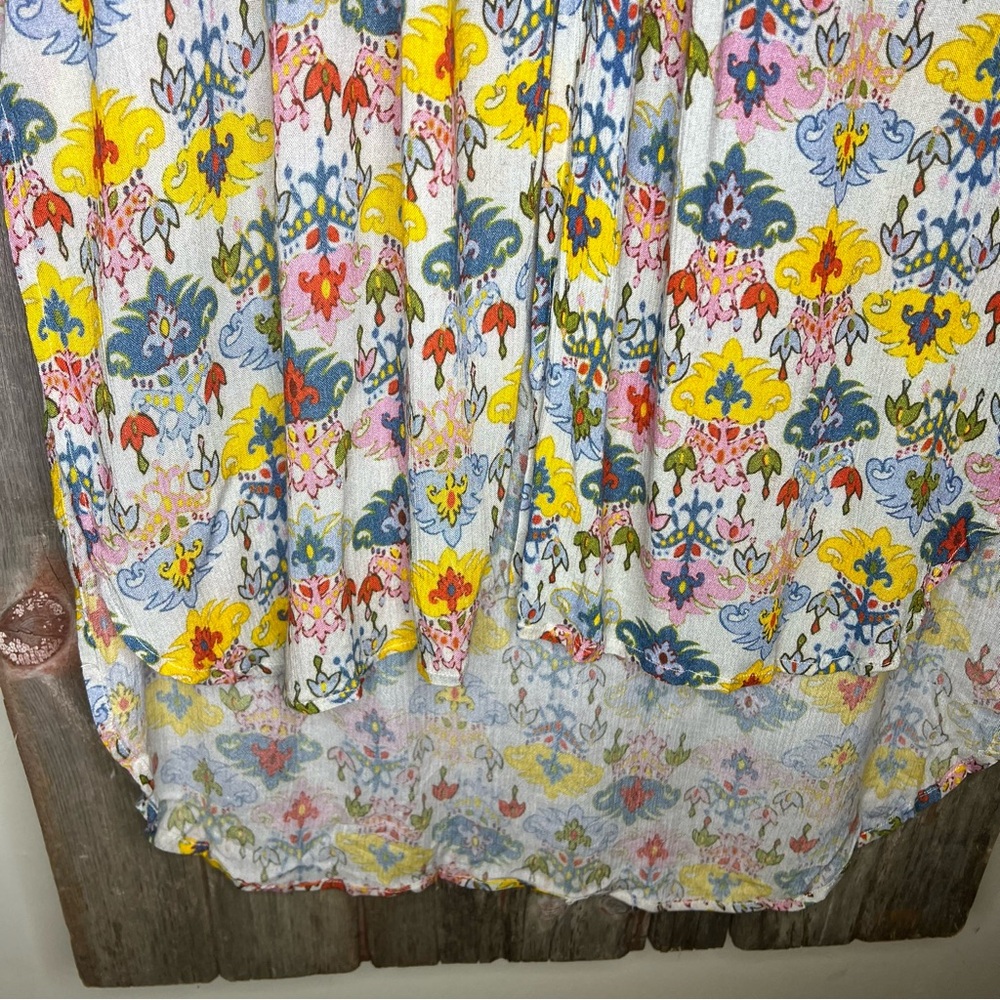 Anthropologie Bl^NK London Lucia Floral Tunic Dress Blouse Size Small - Picture 5 of 13